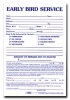 Imprinted Early Bird Envelopes  - Personalized 
