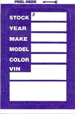 Kleer-Bak Stock Stickers (100) - Auto Service Stickers 